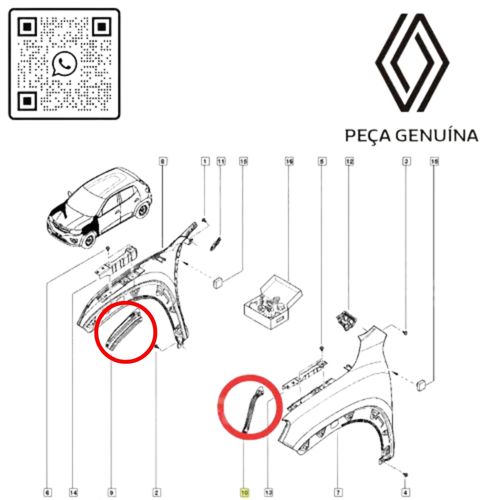 RN 25154R-K 260925154R KIT ESQ-DIR SUPORTE DO P_LAMA RENAULT KWID NOVO -3-